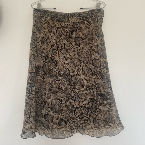Vintage Animal Print Midi Skirt - Picture 1 of 5